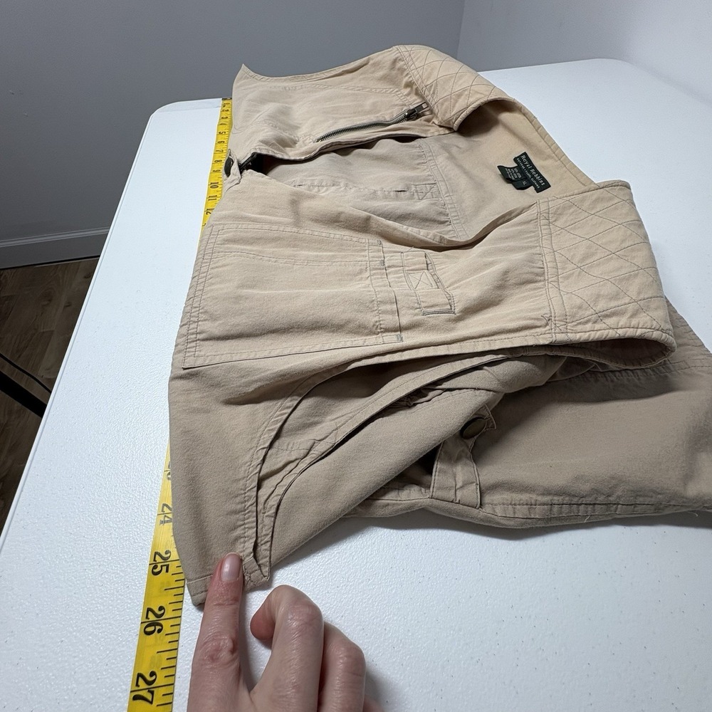 VTG Royal Robbins Mens Outdoor Utility Vest Size XL Khaki Fishing Hunting Field - Picture 10 of 13